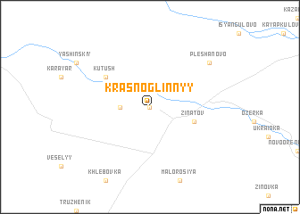 map of Krasnoglinnyy