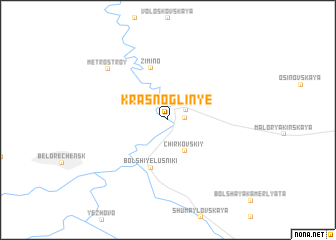 map of Krasnoglin\