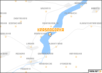 map of Krasnogorka