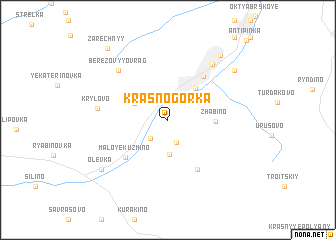 map of Krasnogorka