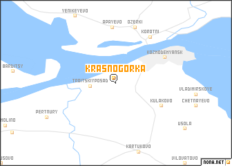 map of Krasnogorka