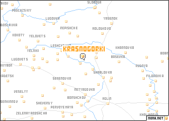 map of Krasnogorki