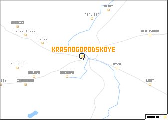 map of Krasnogorodskoye