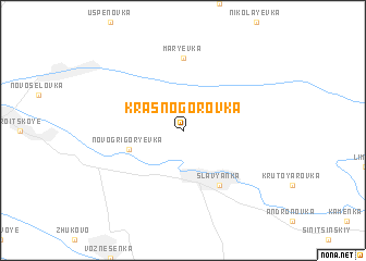 map of Krasnogorovka