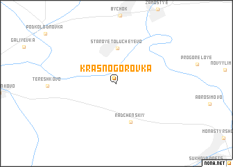 map of Krasnogorovka