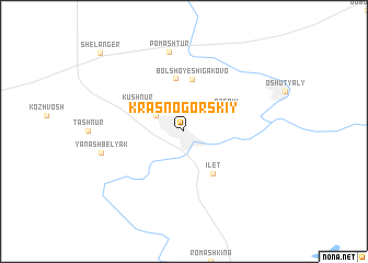 map of Krasnogorskiy