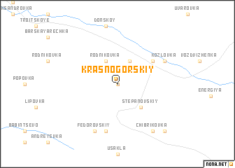 map of Krasnogorskiy
