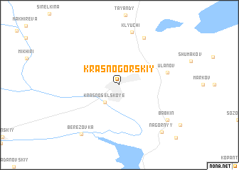 map of Krasnogorskiy