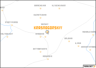 map of Krasnogorskiy