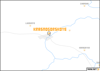 map of Krasnogorskoye