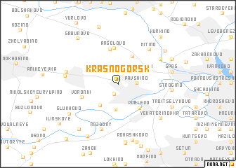 map of Krasnogorsk