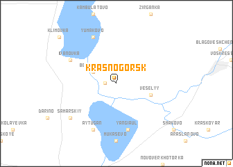 map of Krasnogorsk