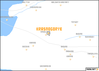 map of Krasnogor\