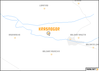 map of Krasnogor