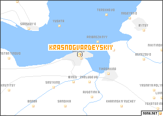 map of Krasnogvardeyskiy