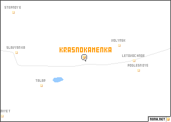 map of Krasnokamenka