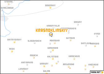 map of Krasnoklinskiy