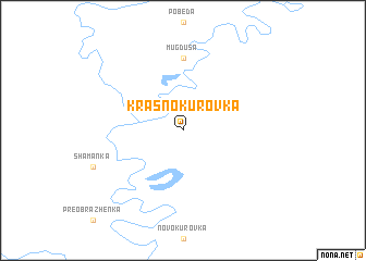 map of Krasnokurovka