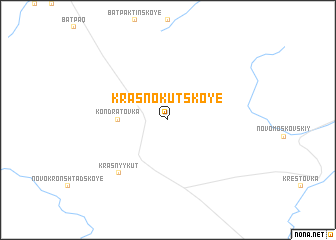 map of Krasnokutskoye
