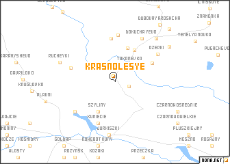 map of Krasnoles\