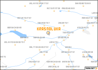 map of Krasnoluka