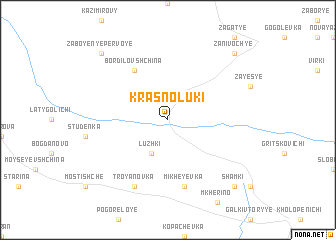 map of Krasnoluki