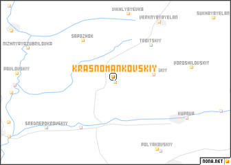 map of Krasnomankovskiy