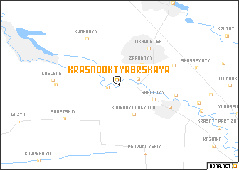 map of Krasnooktyabr\