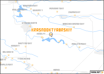 map of (( Krasno-Oktyabr\