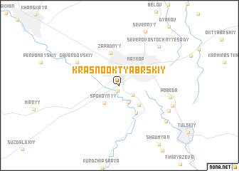 map of Krasnooktyabr\