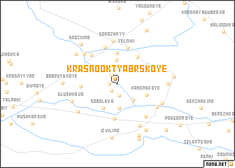 map of Krasnooktyabr\