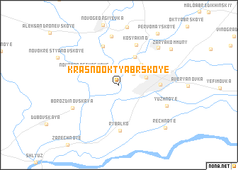 map of Krasnooktyabr\