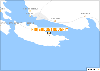 map of Krasnoostrovskiy