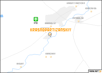 map of Krasno-Partizanskiy