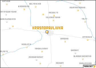 map of Krasnopavlivka