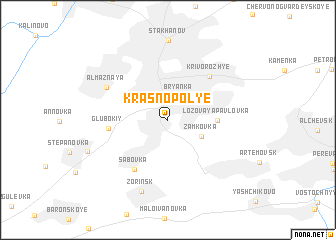 map of Krasnopolʼye