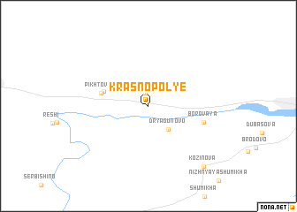 map of Krasnopol\