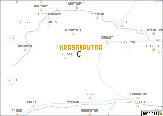 map of Krasnoputna