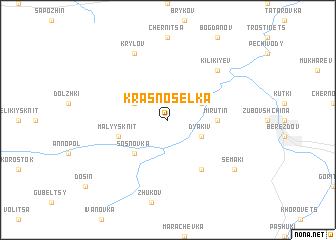 map of Krasnosëlka