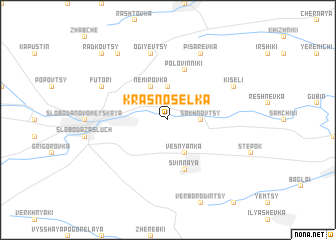 map of Krasnosëlka