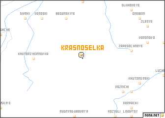 map of Krasnosëlka