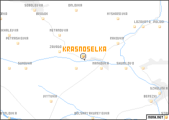 map of Krasnosëlka