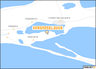 map of Krasnosëlovka