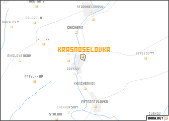 map of Krasnosëlovka