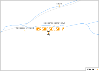 map of Krasnoselʼskiy