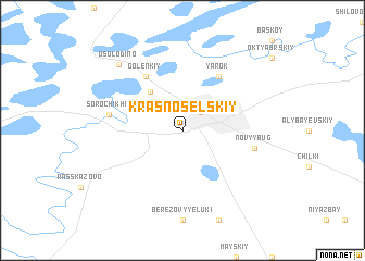 map of Krasnosel\