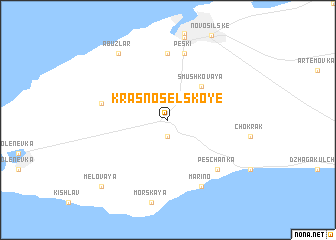 map of Krasnoselʼskoye