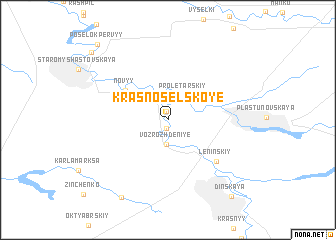 map of Krasnosel\