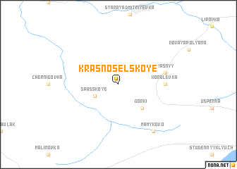 map of Krasnosel\