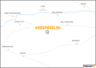 map of Krasnosel\